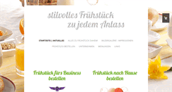 Desktop Screenshot of fruehstueckdaheim.de